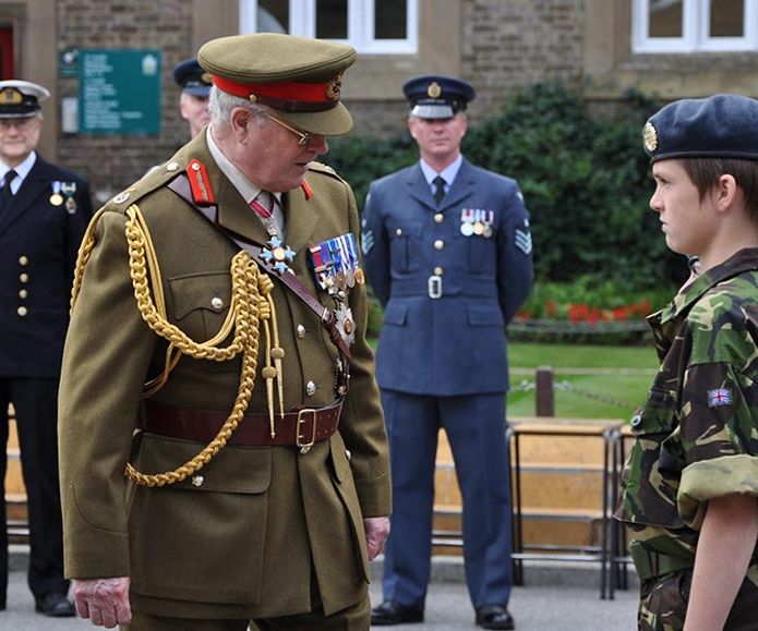 Lord Vincent at Aldenham School