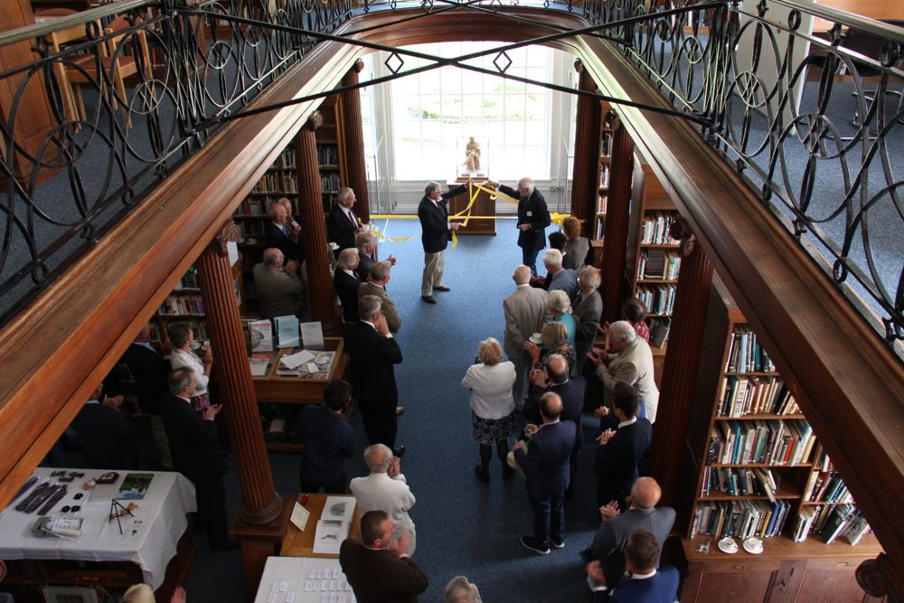 The view from the balcony of the Aldenham School Library
