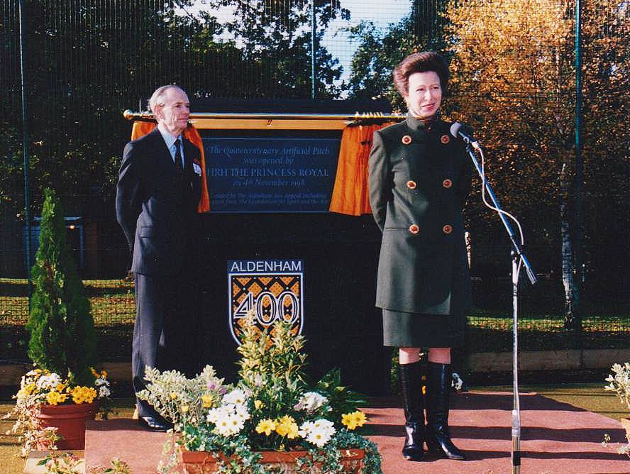 Princess Anne at Aldenham School
